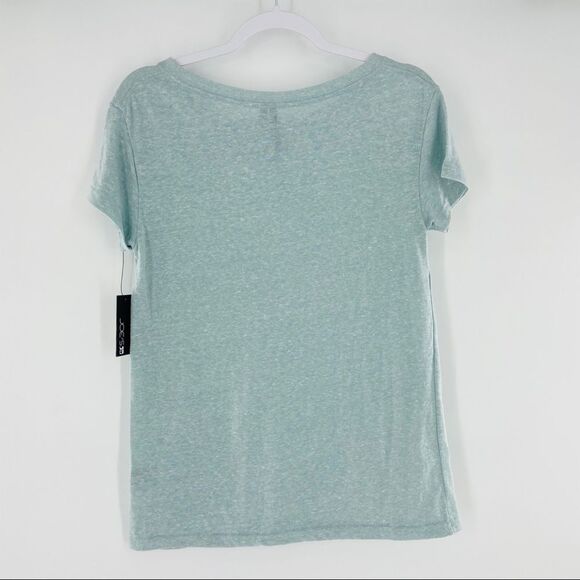 Joe’s Jeans Tee Wide Neckline Salt Water Blue Size Small - Picture 5 of 12